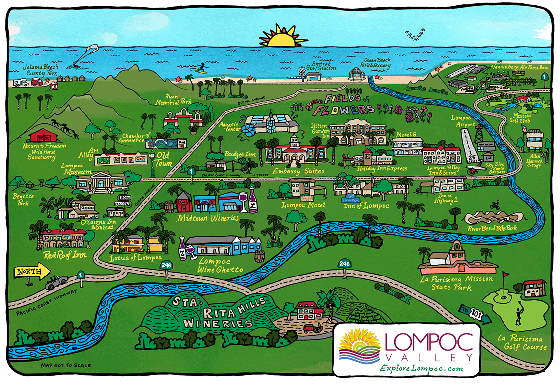 Lompoc Interactive Map Lompoc California