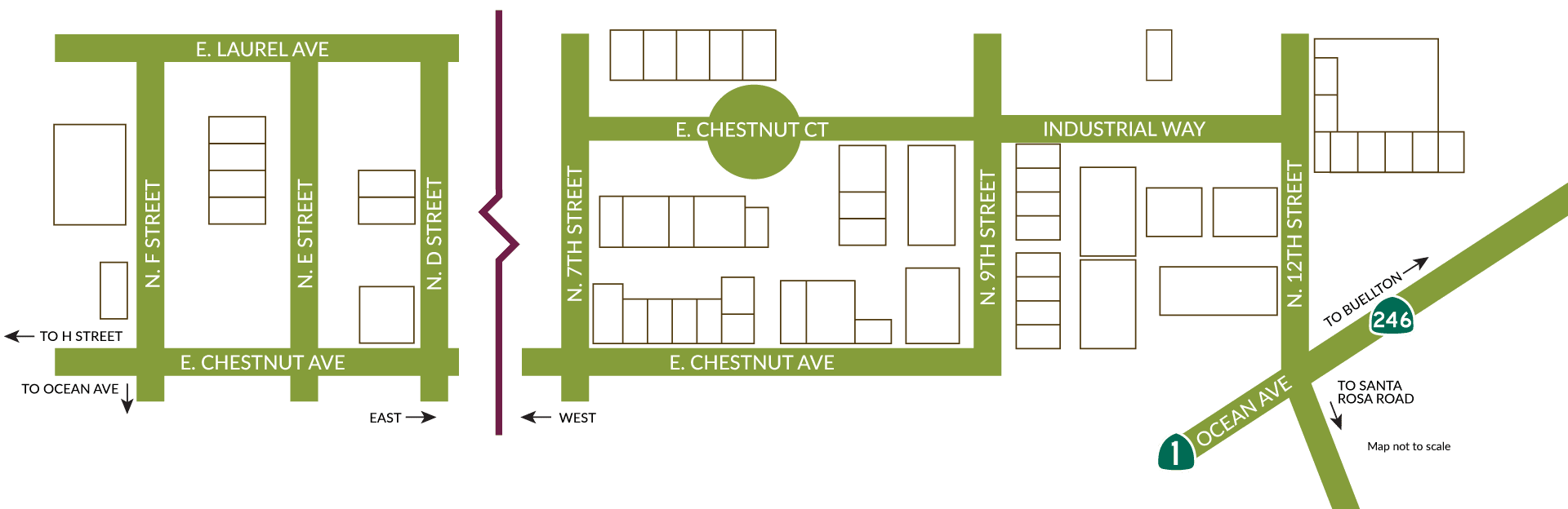 Lompoc Wine Alliance Map